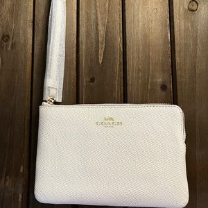 Coach Wristlet - NWT - Chalk Color